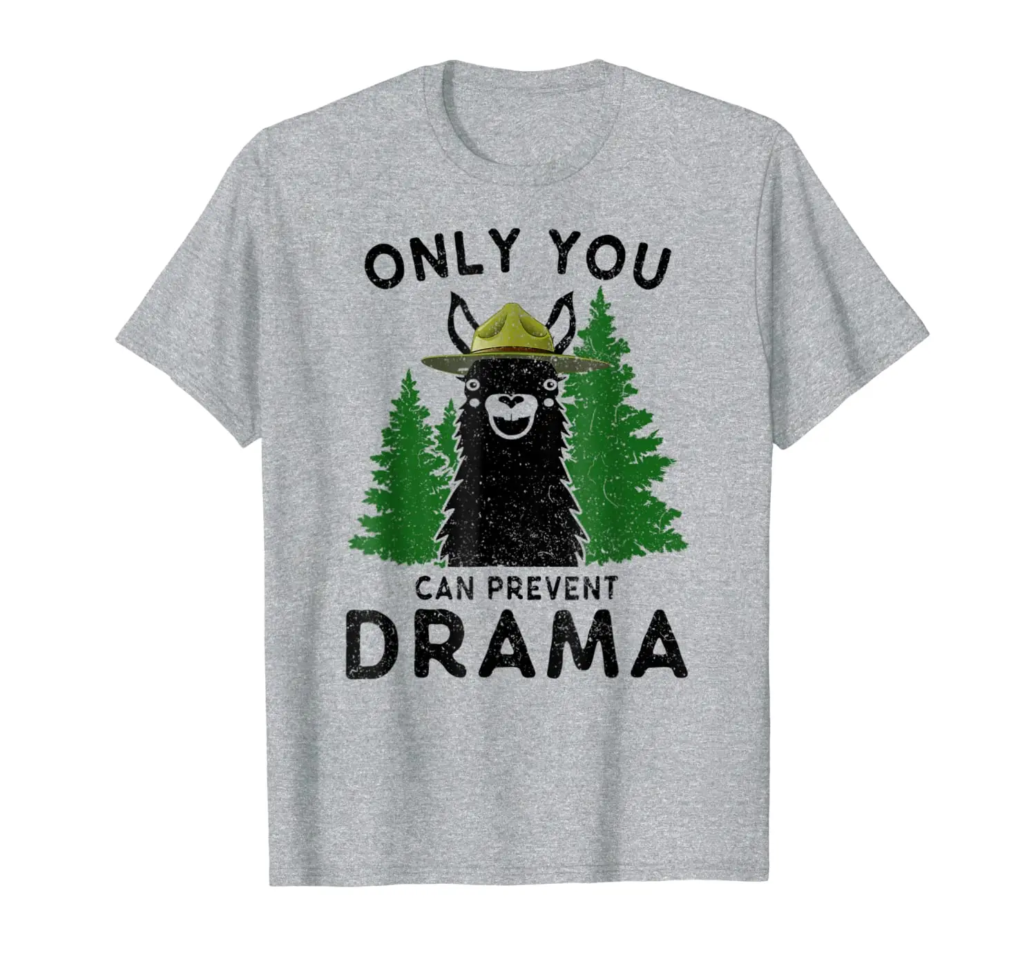 

Llama Camping Only You Can Prevent Drama T-Shirt