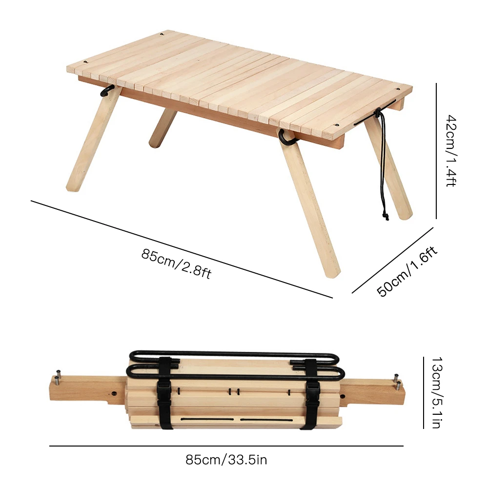 Напольный Деревянный Складной Стол Для Кемпинга прочный несущий многоцелевой