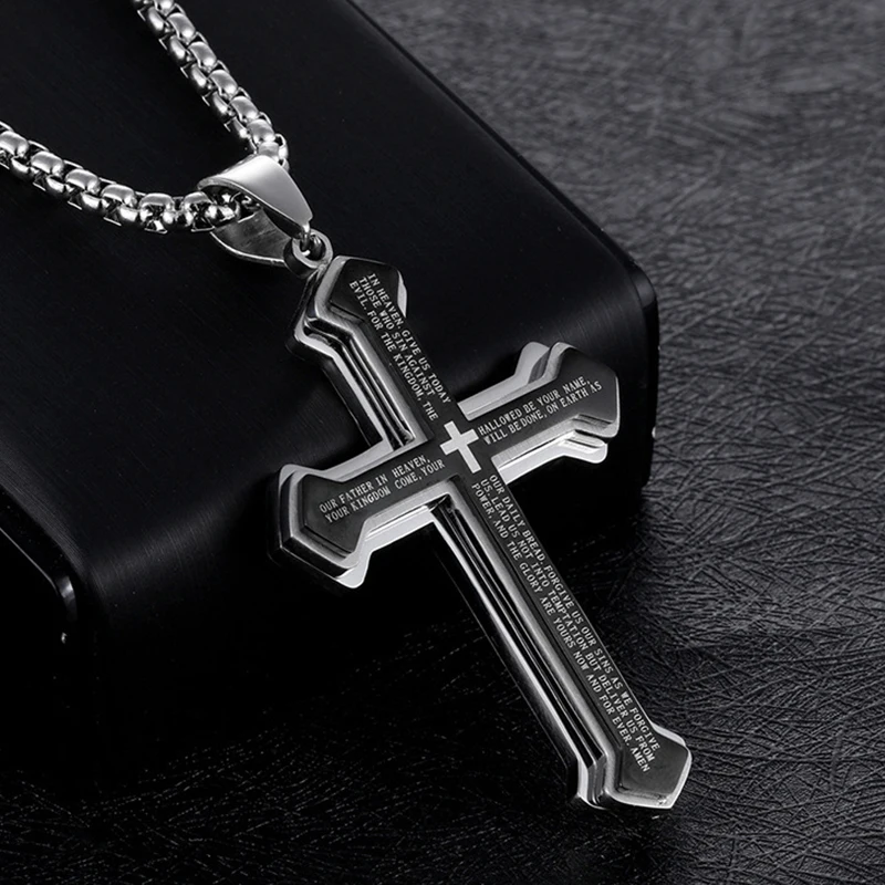 Ожерелье-цепочка из нержавеющей стали для мужчин и женщин аксессуар на шею в