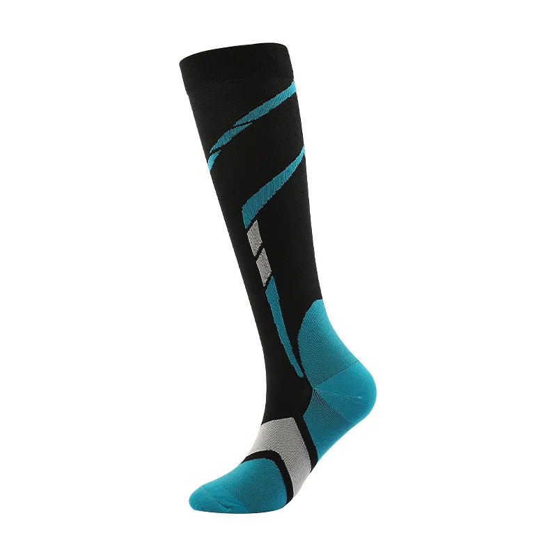

New Blood Circulation Socks Unisex High-tube Football Socks Men Long Breathable Fabric Compression Socks Running Men