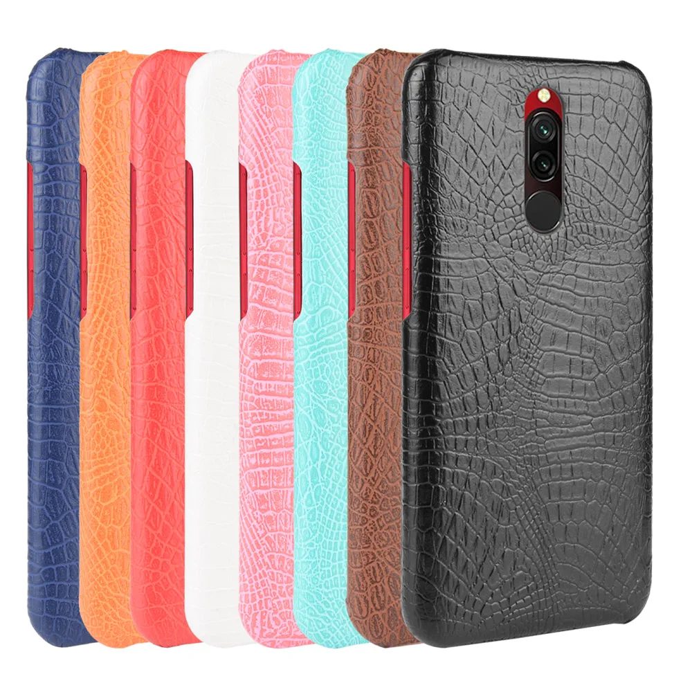 Xiaomi Redmi 8 Case Luxury PU Leather Back Cover Protective Phone for Redmi8 M1908C3IC PC Hand |