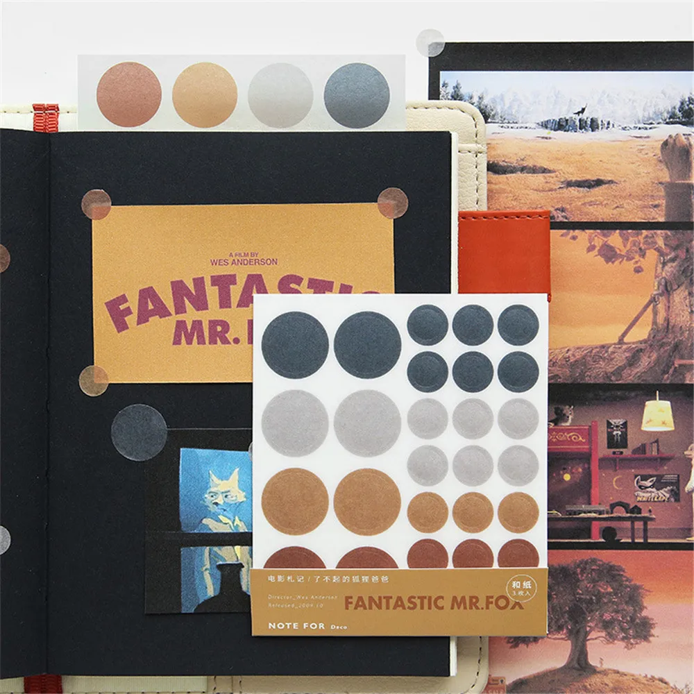 3 листа серии фильмов в круглую горошину стикер старинный &quotсделай сам&quot