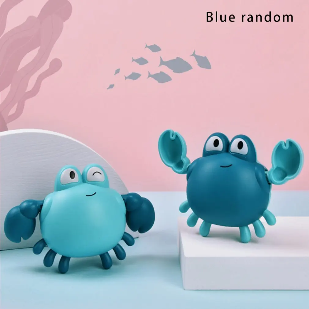 

Children playing in the water small crab toy clockwork winding baby baby bathroom bath swimming bath toy