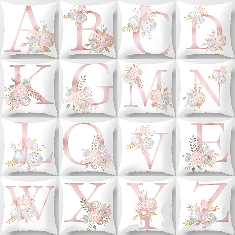 

Kids Room Decoration Letter Pillow English Alphabet Children Plush Fabric Almofada Coussin Cushion For Birthday Party Supplies