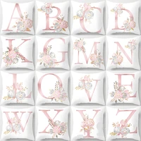 kids room decoration letter pillow english alphabet children plush fabric almofada coussin cushion for birthday party supplies