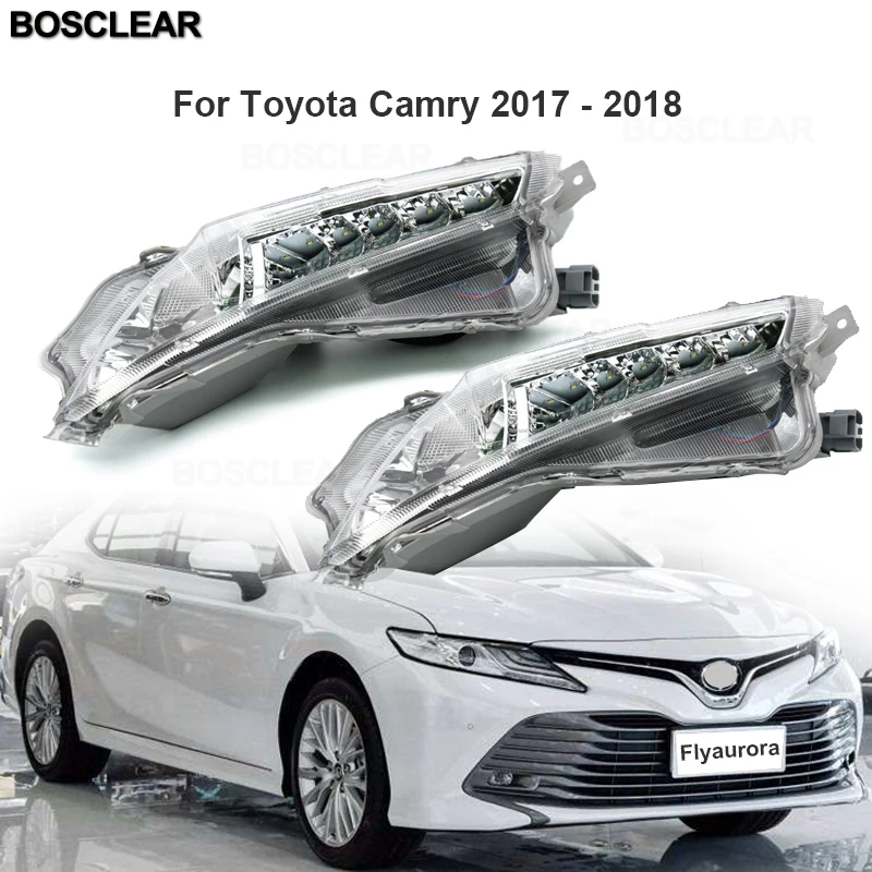 2 шт. светодиодный Автомобильные дневные ходовые огни DRL 6/8 sWaterproof для Toyota camry 2009 2010