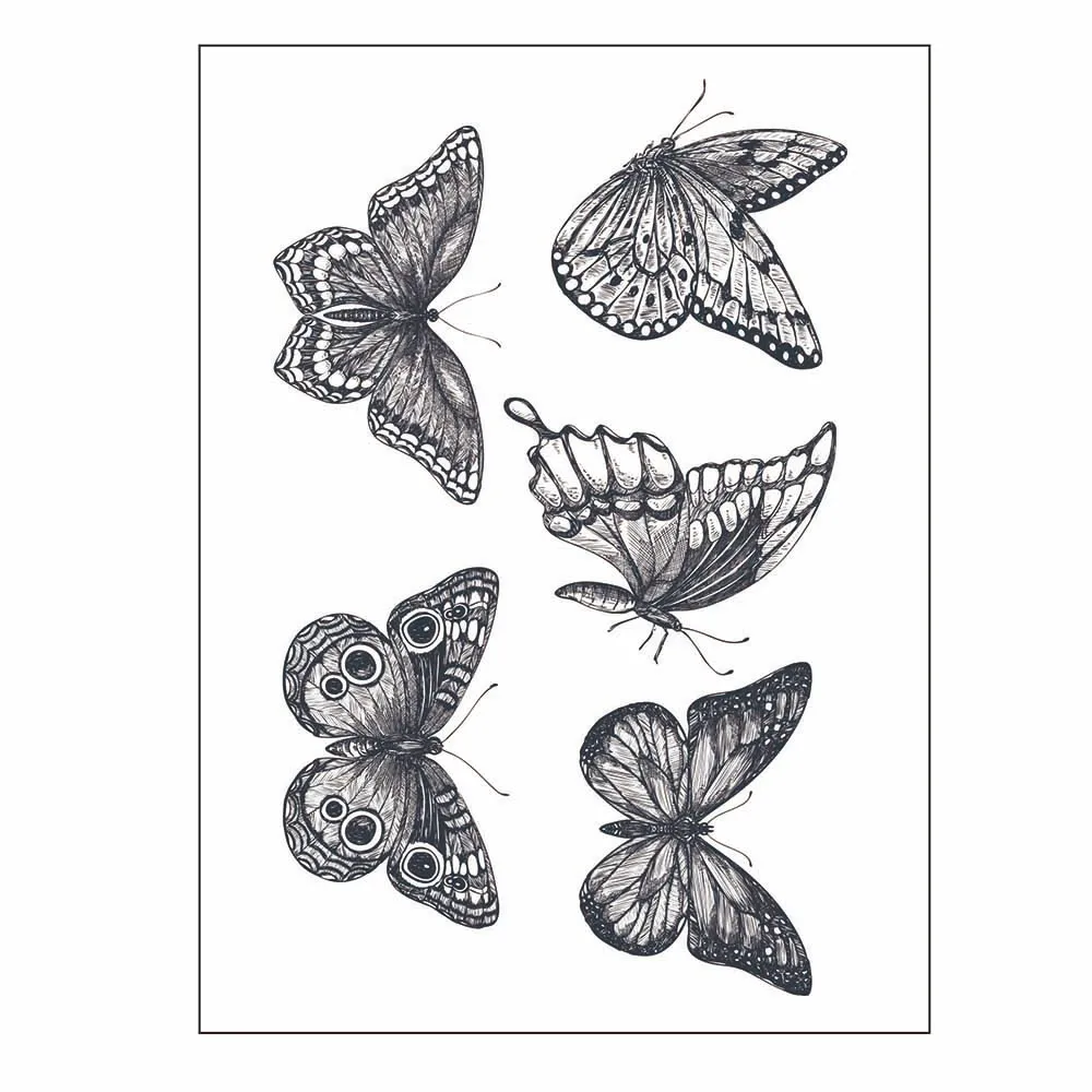 Butterfly Transparent clear stamp for DIY Scrapbooking/Card Making/Kids Christmas Fun Decoration Supplies | Дом и сад