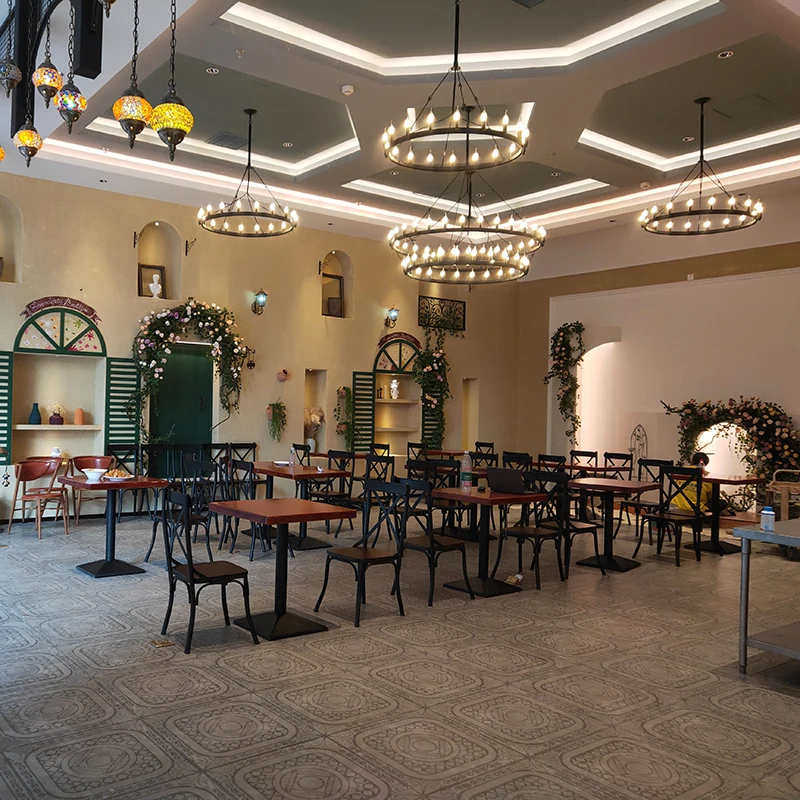 Железный подвесной светильник в стиле лофт американском и ретро винтажная