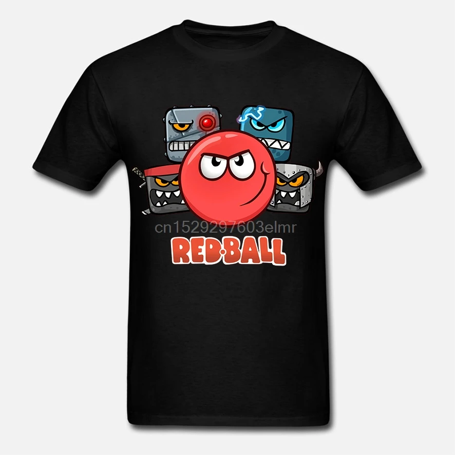 Забавная мужская футболка Новинка Футболка женская красный шар 4-The Crew t-shirt (2) |