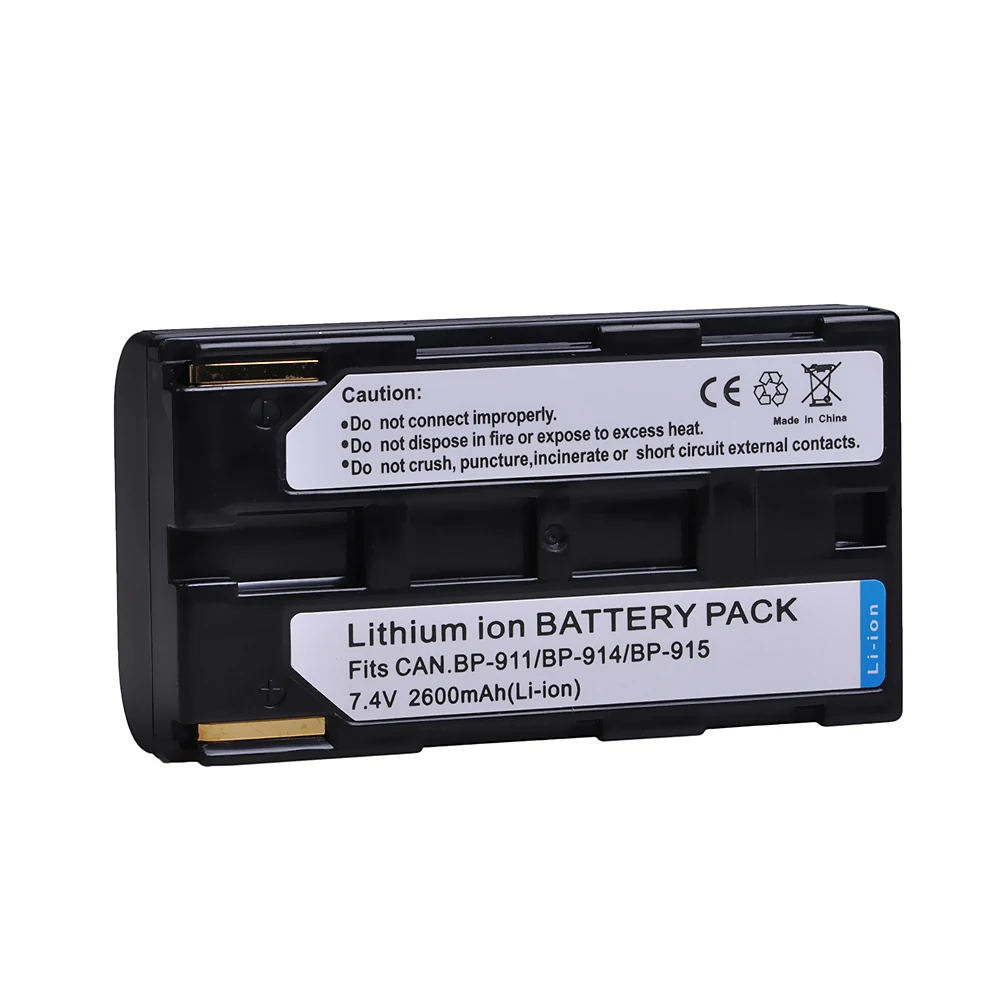 3 шт. 2600 мА/ч BP 911 911K 914 915 941 927 924 Камера Li Ion Батарея для Canon E1 E2 E30 ES50 ES6500V ES7000V