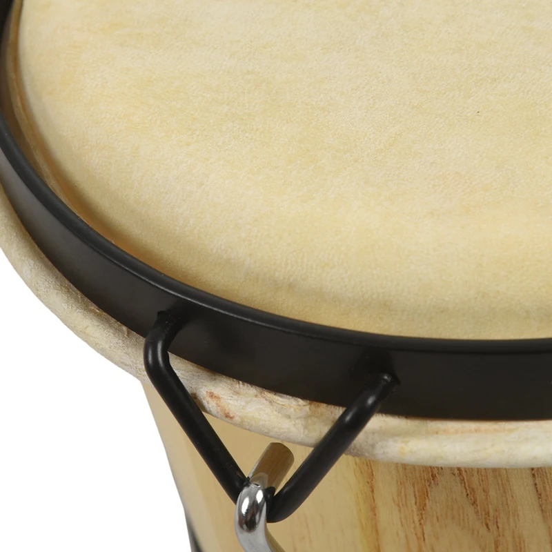 

HOT Wooden African Bongos Drum Percussion Musical Instruments Early Learning Educational Toys for Percussion Instruments Parts