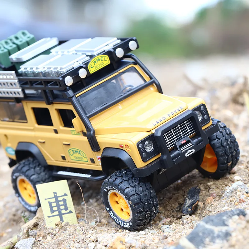 1/28 высокий Simitation Defender Кубок с верблюдом брелок для автомобильных ключей модель