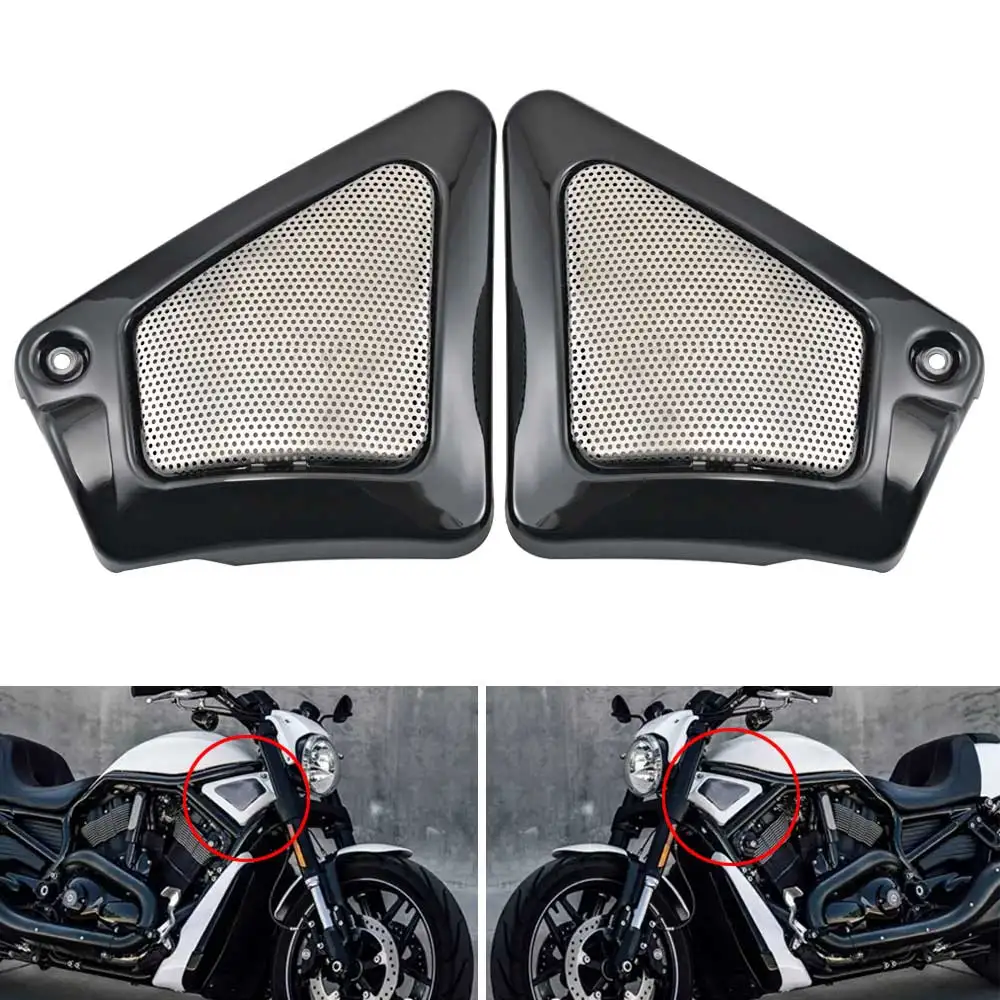 Боковая крышка рамы мотоцикла Airbox черная панель передняя боковая для Harley VRSCA VRSCB
