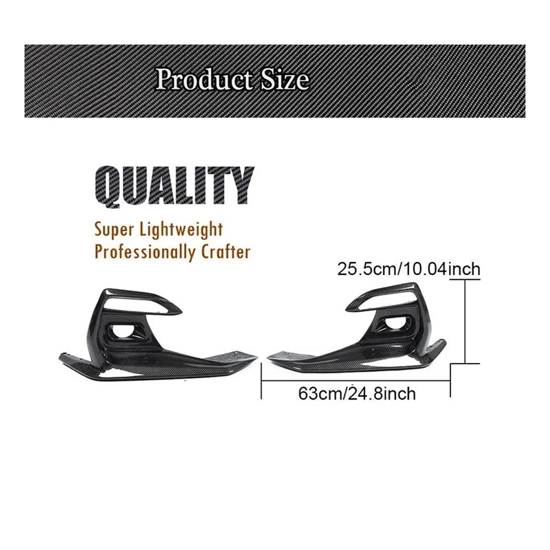 

NEW-for Infiniti Q50 Sport 2018 2019 2020 Carbon Fiber Front Fog Lamp Cover Bezel Lamp Cover Frame