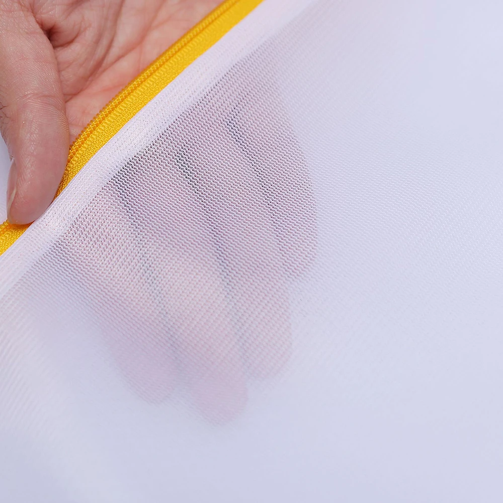 Сетчатая Сумка для стирки белья на молнии складной Защитный Сетчатый Фильтр