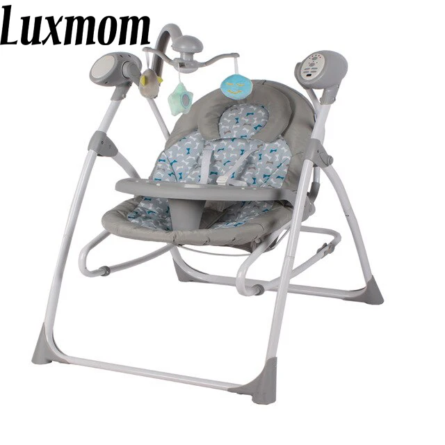 Luxmom детская колыбель новая модель Детское Электрическое Кресло-Качалка шезлонг