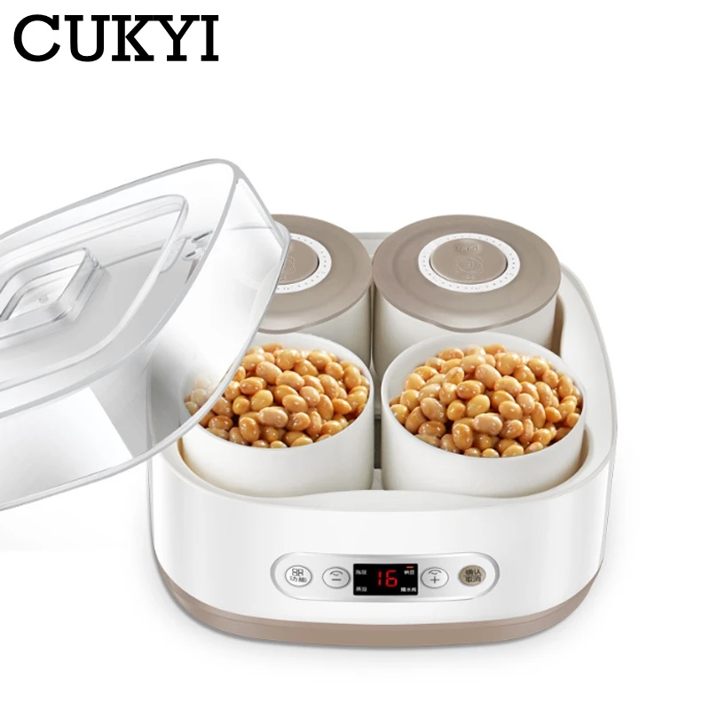 CUKYI 1.5L бытовая машина для Натто Электрический рисовое вино Йогуртницы