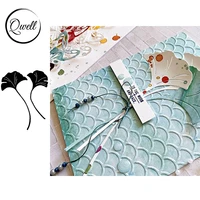 qwell floral branch metal cutting dies stencil for crafts paper card diy scrapbooking decoration album making template 2020