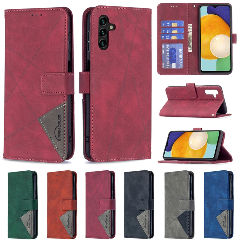 

Wallet Leather Case For Samsung Galaxy A13 A33 A53 A02S A03S A12 A22 A32 A50 A51 A52 A70 A71 A72 M52 S22/S21/S20 Plus/Ultra/FE