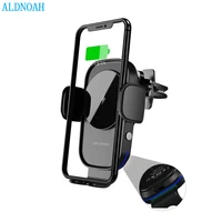 15w fast qi wireless car charger for iphone 13 12 11 pro max x xr xs 8 intelligent quick wireless charging phone car holder