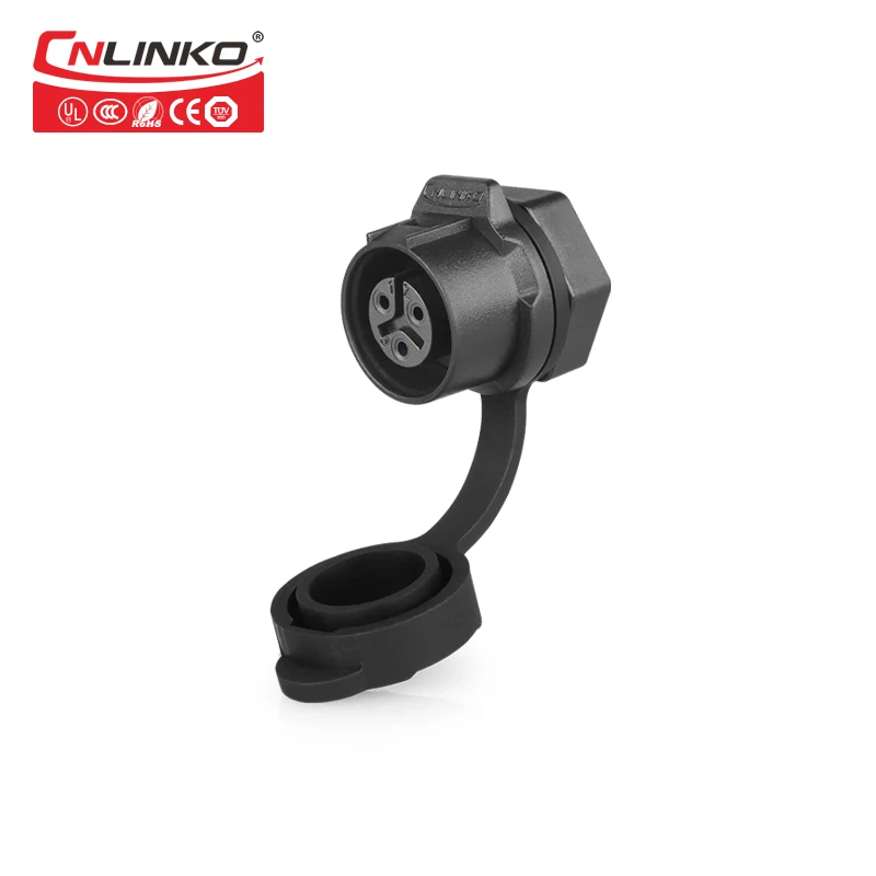 Cnlinko IP67 5A M12 пластиковый разъем питания 3 контактный соединитель легко быстро