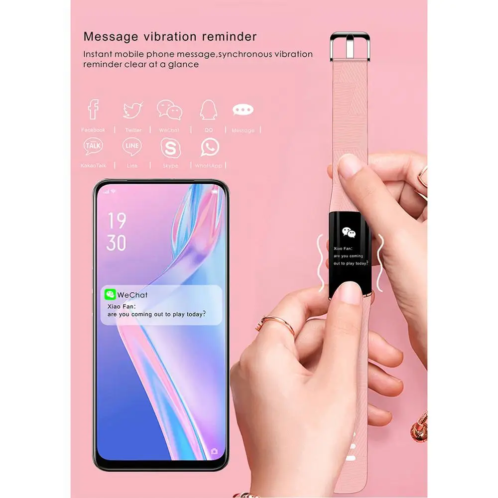 

RGTOPONE модные новые женские цифровые умные часы пульсометр многоязычные Android IOS фитнес IP67 водонепроницаемые наручные часы