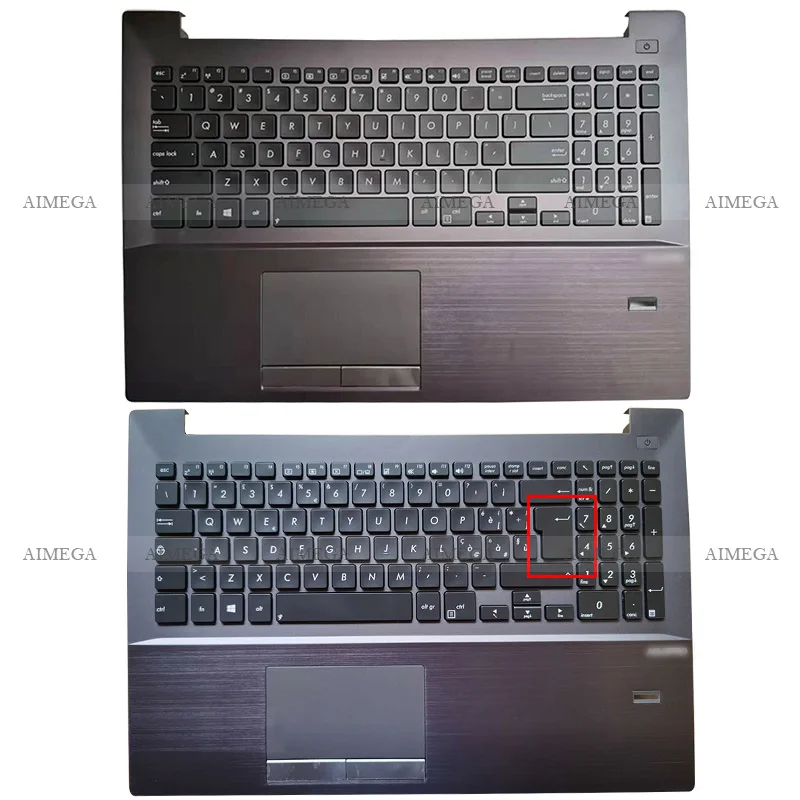 Для ASUS B551L B551LA B551 B551LG B551LB Ноутбук Упор для рук верхний чехол/US/UK клавиатура с