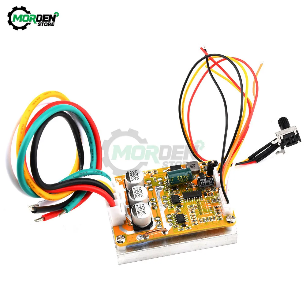 Трехфазный бесщеточный двигатель BLDC 5-36 В постоянного тока 350 Вт с контроллером