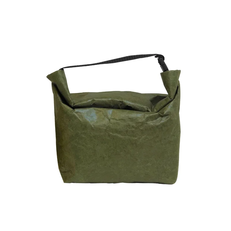 

tyvek lunch bag Reusable Insulated Paper Lunch Box Tote Bag, Eco-Friendly waterproof student lunch box at Work, School, Picnic