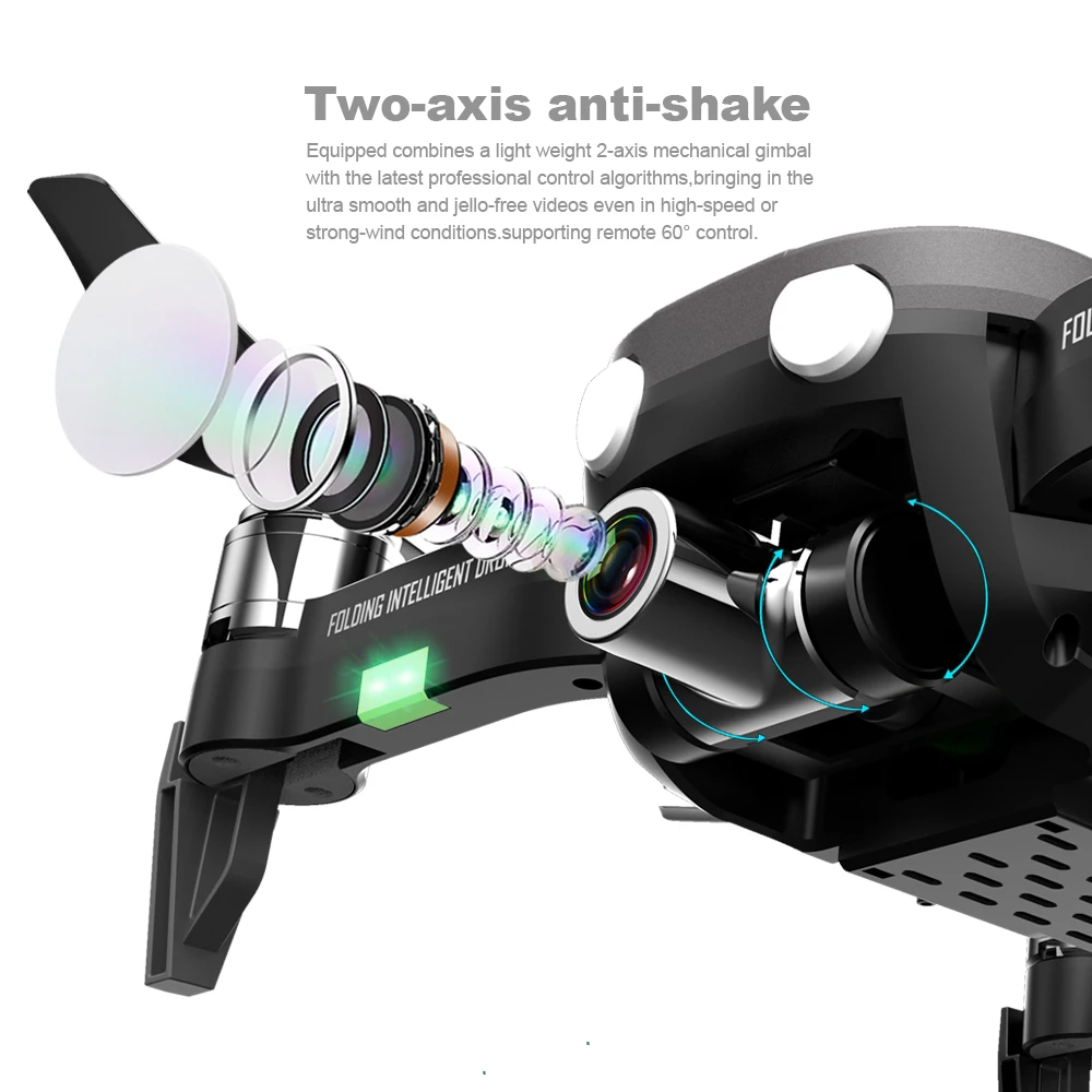 F8 GPS Drone 4K with Two-Axis Anti-Shake Gimbal Camera 5G WIFI FPV Quadrocopter RC Helicopter SD card profissional VS SG907 L109 | Игрушки и
