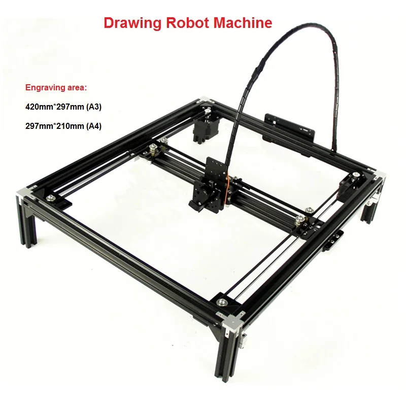 

Normal Version Frame Drawing Robot A4 A3 Engraving Area Optional Support Laser DIY LY Drawbot Pen Drawing Robot Machine