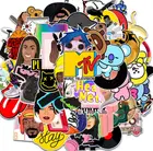 103050 шт. музыкальная коллекция граффити Водонепроницаемый скейтборд Дорожный чемодан телефон ноутбук чемодан наклейки милые детские игрушки для девочек