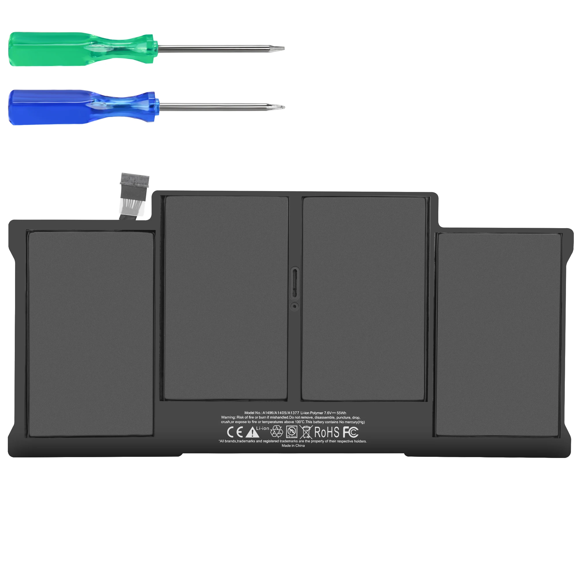 Аккумулятор для ноутбука A1405, A1496, A1377, для Apple MacBook Air 13 дюймов, A1466, A1369, 2011, A1466, 2012, MC503, MC504, MC965, с отвертками