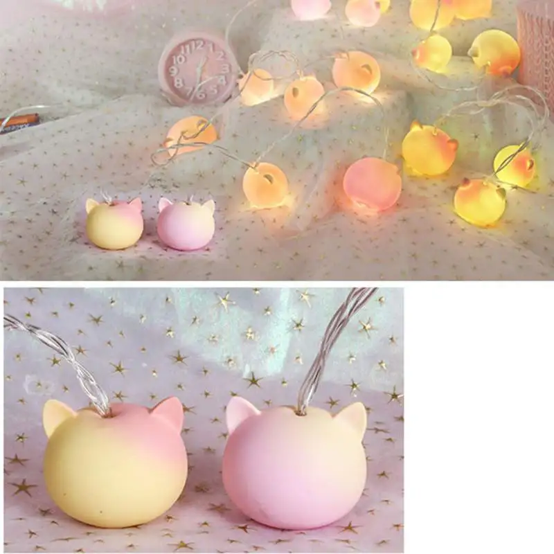 Светодиодный светильник s на батарейках с животными цветной Сказочный для детей