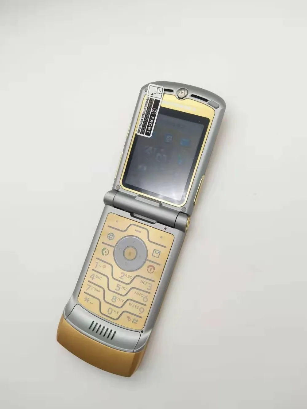 Motorola RAZR V3i разблокированный мобильный телефон GSM флип Bluetooth телефон один год гарантии