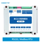 Модуль вводавывода Modbus RTU, сетевые модули, последовательный порт, интерфейс RS232, 4DI + 4DO, стандартная рельсовая установка, 8  28VDC IoT