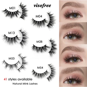 Ресницы visofree для макияжа 3d норковые ресницы натуральные короткие норковые ресницы натуральные ресницы wispy ресницы макияж накладные ресницы