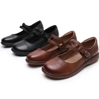 soft flat bottomed female casual flats shoes 2021 classic elegant mary janes style womens shoes
