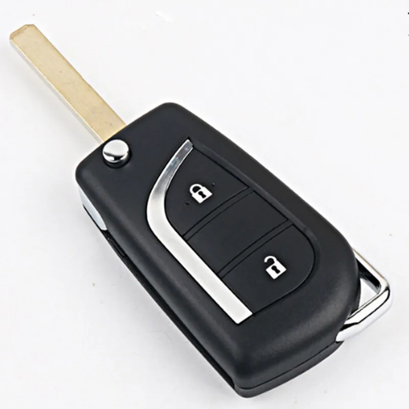 DAKATU 2/3 Кнопка флип пульт дистанционного управления головка ключа для Toyota Levin Camry Replacement Highlander Corolla Замена дистанционного автомобиля Fob чехол TOY48