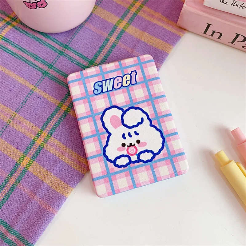 SW 1 шт. милый кролик медведь портативное зеркало для макияжа круглое