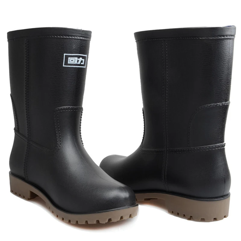 Резиновые сапоги мужские рыболовные ботинки Нескользящие и износостойкие