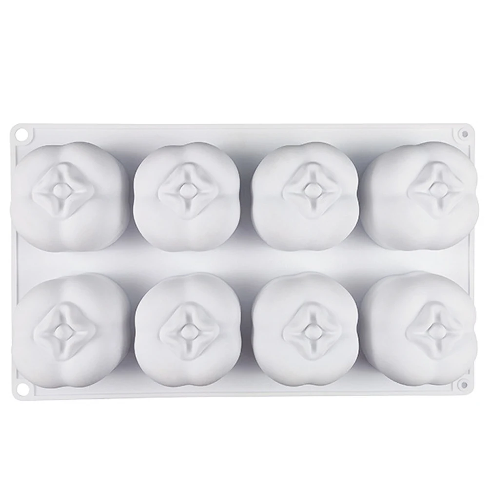 

8-Cavity New Silicone Mould Round Silicone Molds for Chocolate Cake Mousse Dessert Doughnuts Baking