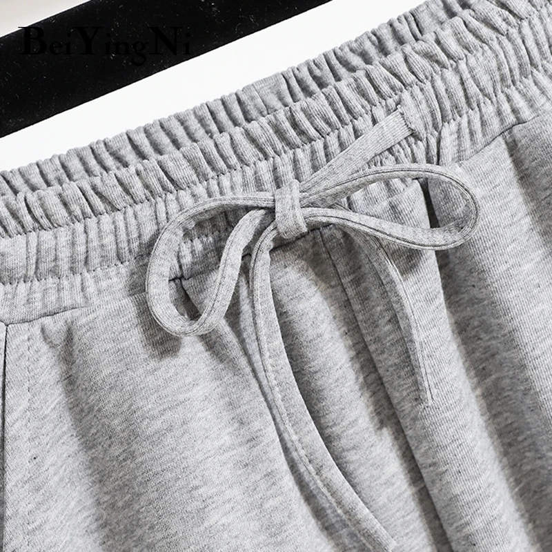 

Beiyingni High Waist Casual Sports Shorts Women Thin Pure Cotton Gym Workout Cycling Shorts Womans Slim Korean Harajuku Shrots