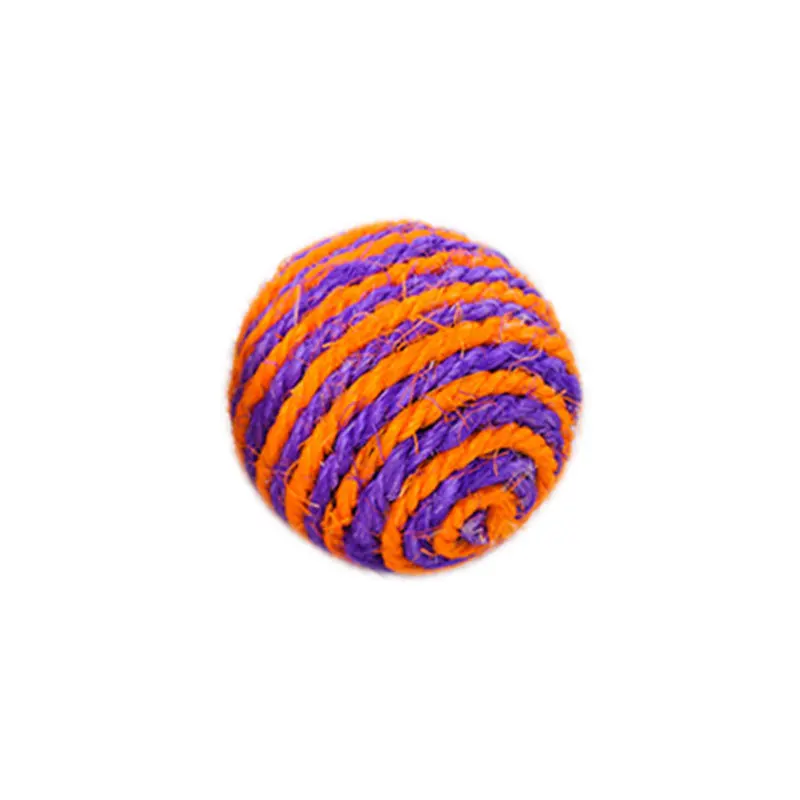 

Cat Ball Toy Funny Interactive Cat Pet Toys Play Chewing Rattle Scratch Catch Pet Cat Exercise Toy Sisal Balls 1Pc