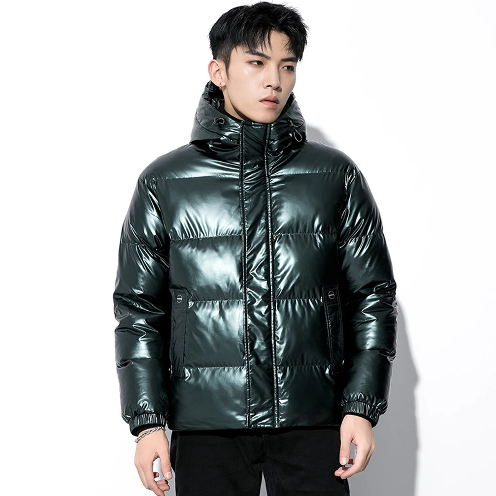 

Winter Jacket Men Thick Warm Parka New Fashion Hooded Coat Male Streetwear Clothing Windproof Outerwear