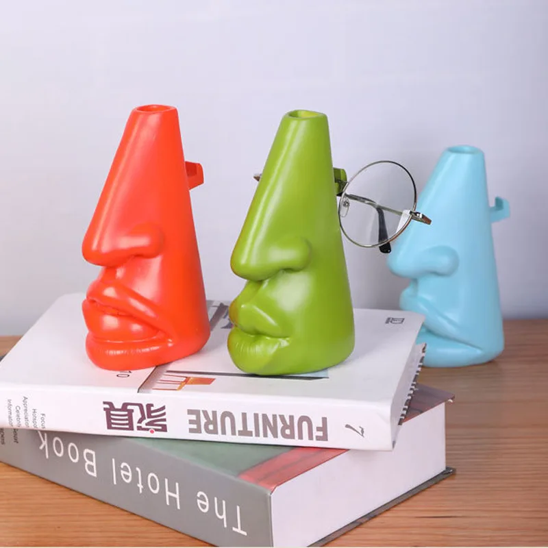 

Creative Home Modern Glasses Frame Ornaments Office Desktop Study Resin Crafts Decorative Gifts