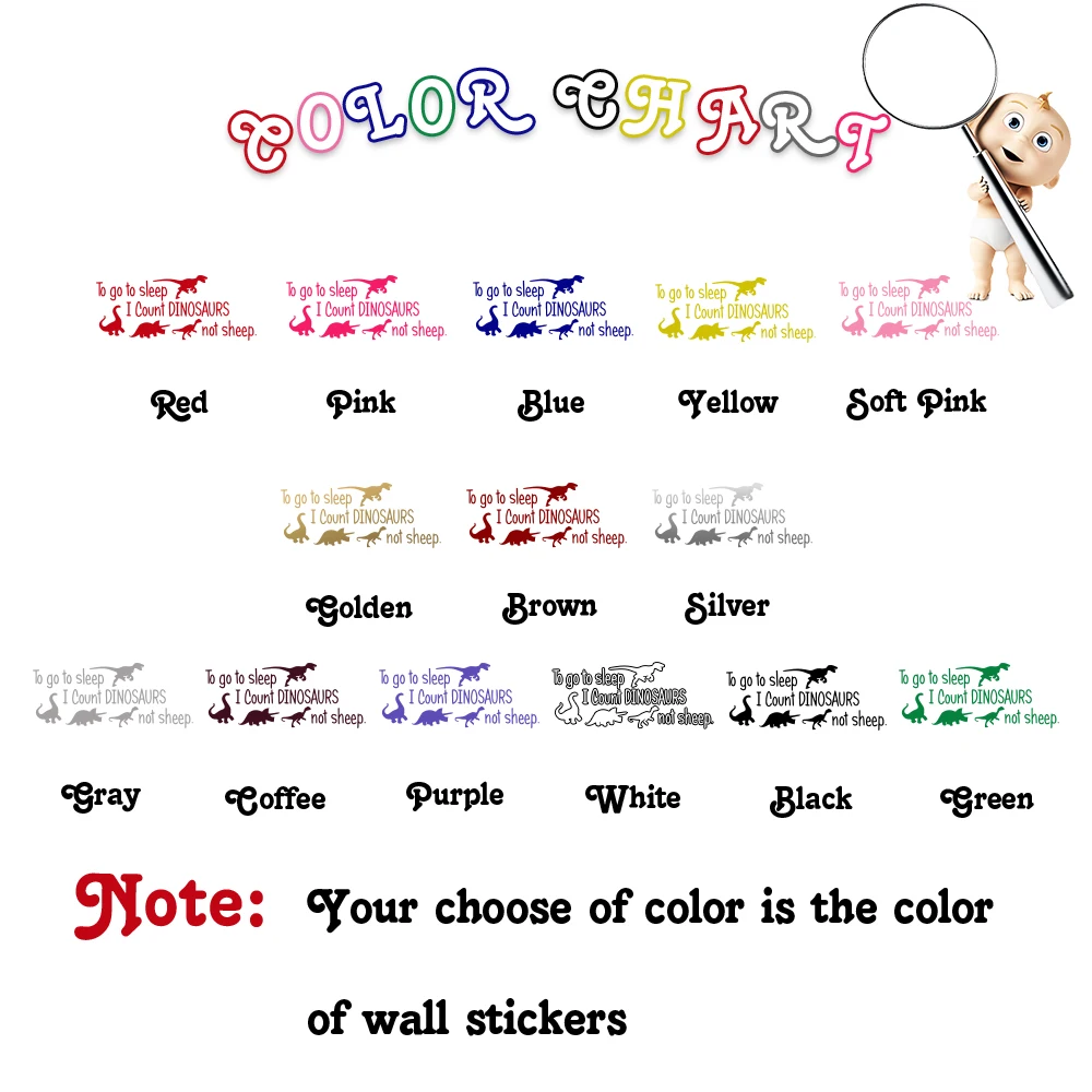 Изысканные наклейки на стену с динозавром цитатами для детской комнаты Декор