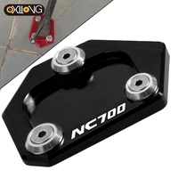 for honda nc700 nc700x nc700s nc700d integra cnc aluminum kickstand foot plate side stand extension pad enlarge extension