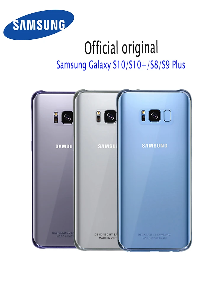 Прозрачный жесткий чехол для Samsung Galaxy S8 S9 S10 Plus|Бамперы| |