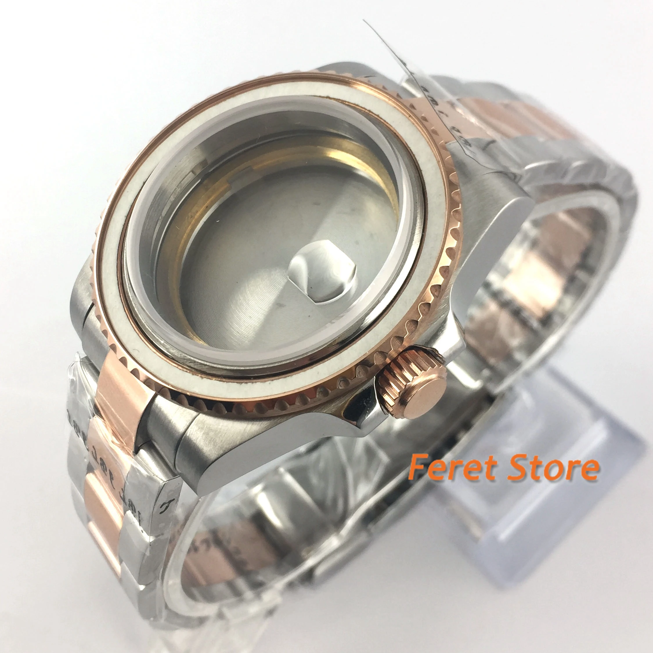 Чехол для телефона со стальным ремешком диаметром 40 мм флейта ETA 2836/Miyota8215/8205